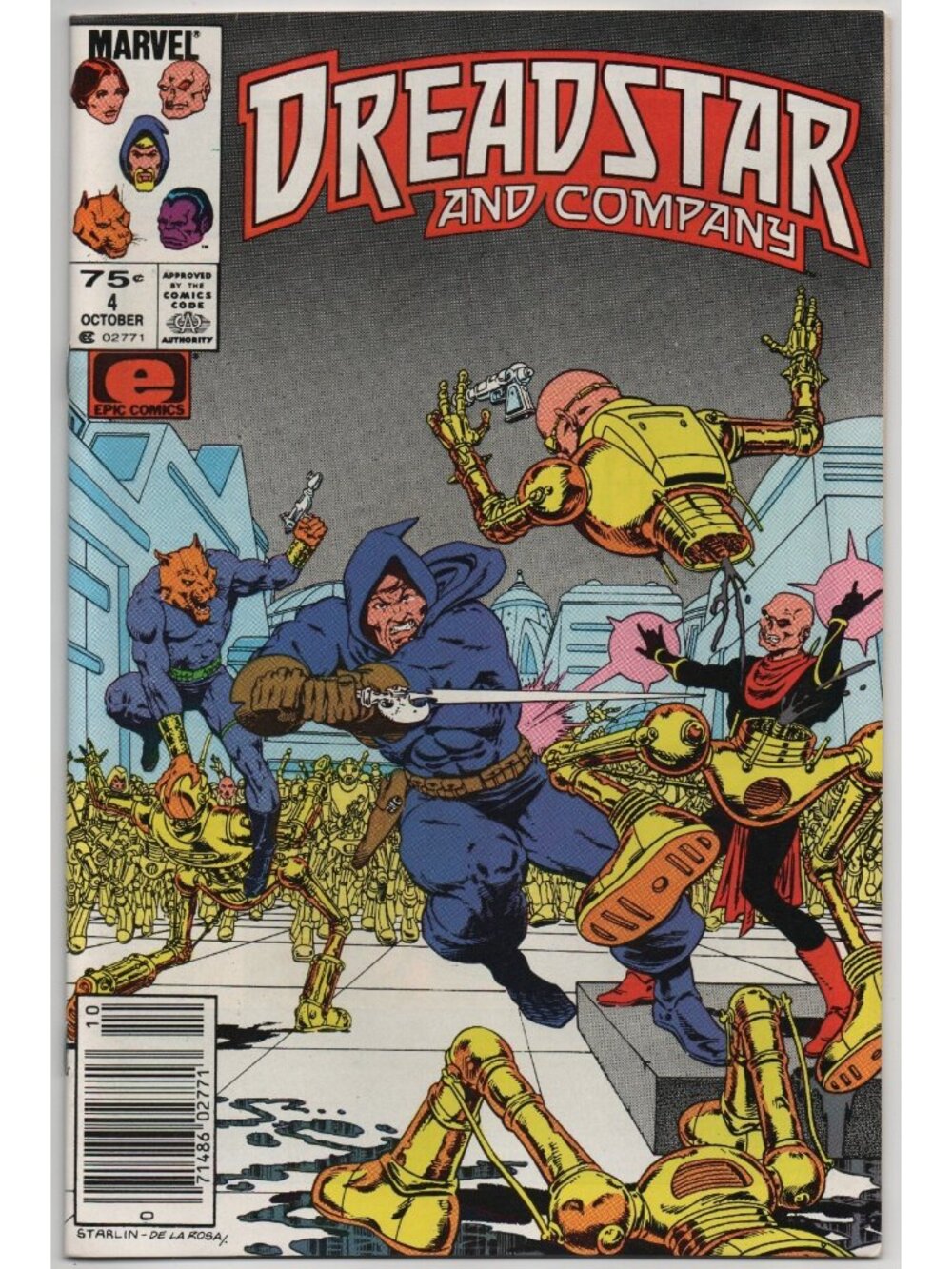 Dreadstar and Company 4 Marvel Epic Comics 1985 VF 8.0 Newsstand Jim Starlin